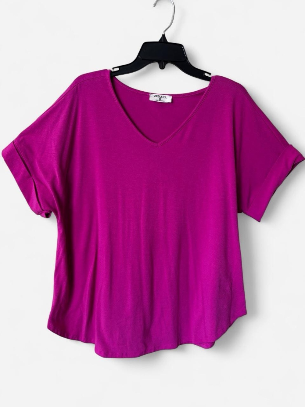 Zenana Women's Pink T-shirt